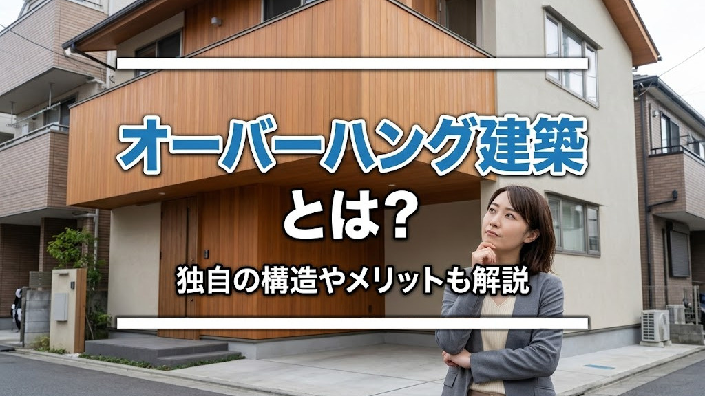 オーバーハング建築とは？独自の構造やメリットも解説の画像