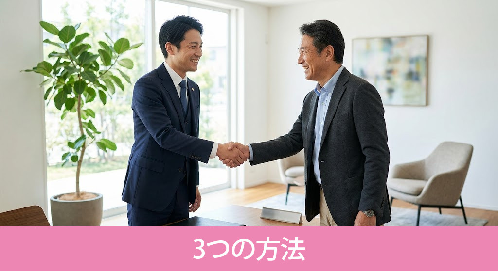 越境物件をスムーズに売却する3つの方法