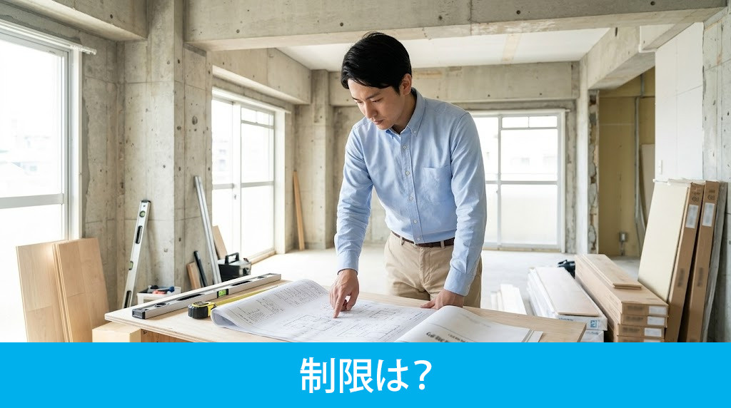マンションの間取りリノベーションの制限は？