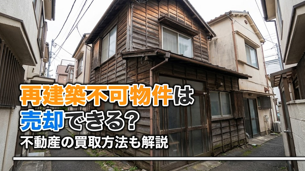 再建築不可物件は売却できる？不動産の買取方法も解説の画像