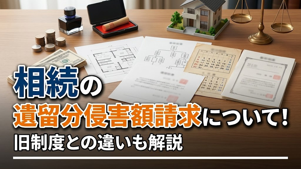 相続の遺留分侵害額請求について!旧制度との違いも解説の画像