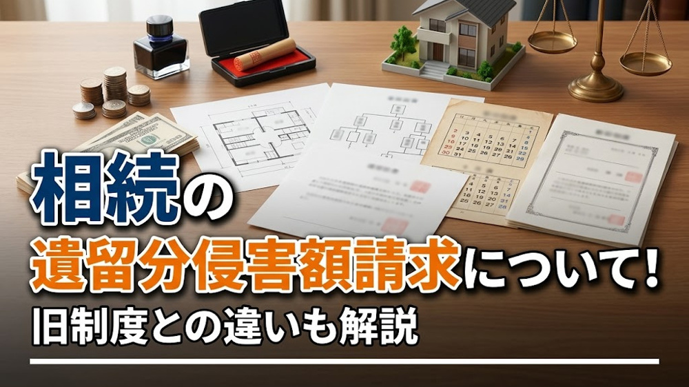 相続の遺留分侵害額請求について！旧制度との違いも解説の画像