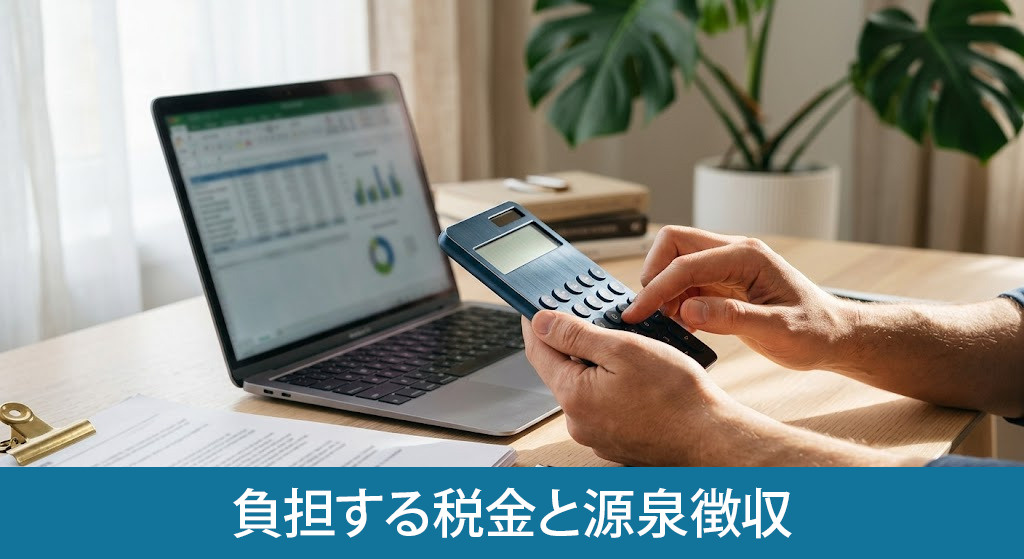 売却時に外国人が負担する税金と源泉徴収