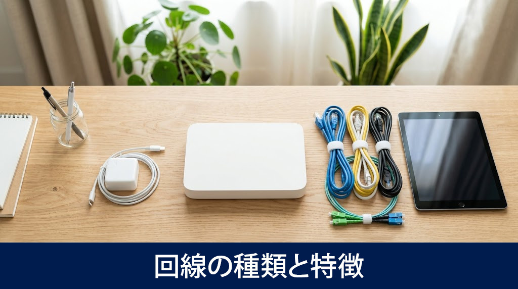導入前に知っておきたい回線の種類と特徴