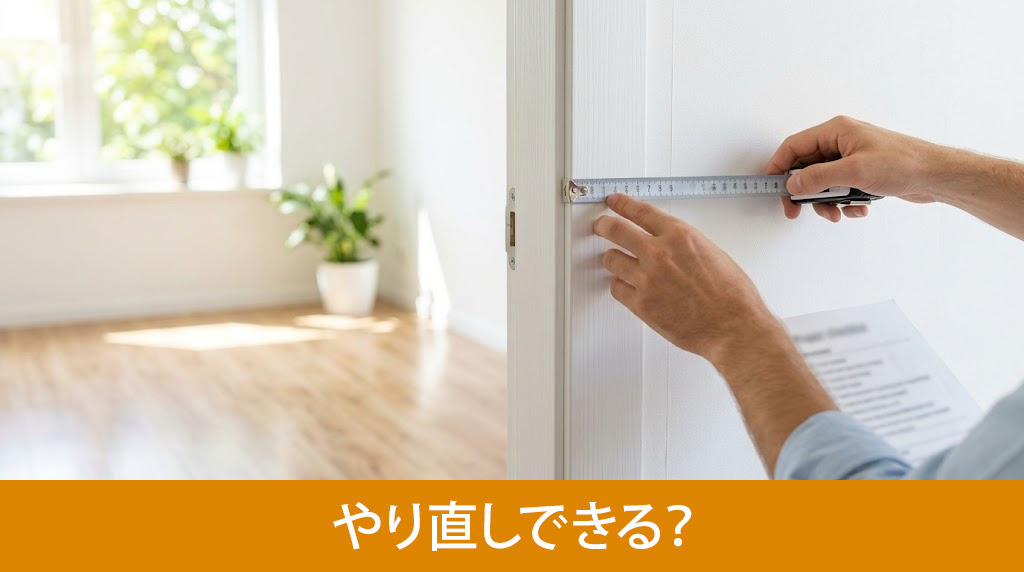 リフォームの失敗はやり直しできる？