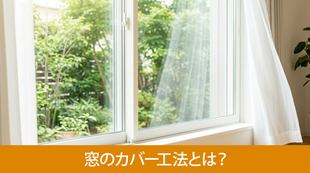 窓のカバー工法とは？基礎知識やメリットを解説