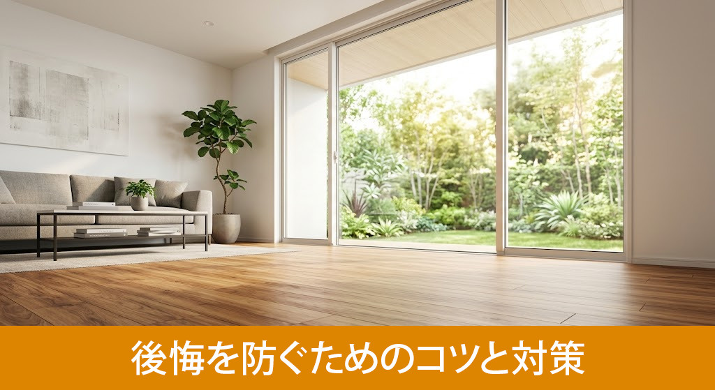 窓のカバー工法で後悔を防ぐためのコツと対策