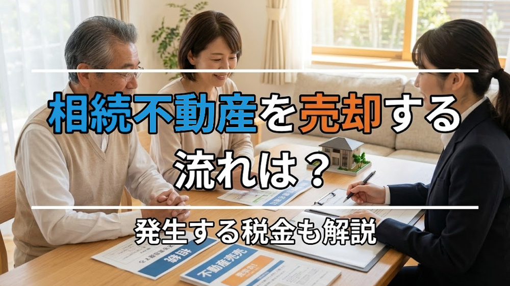 相続不動産を売却する流れは？発生する税金も解説の画像