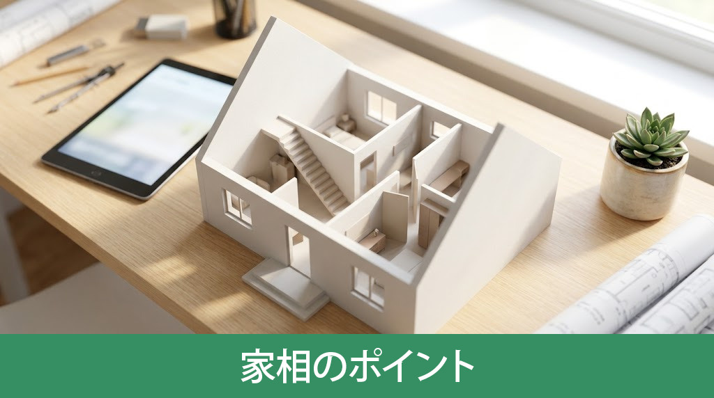 間取りの決定前に確認したい家相のポイント