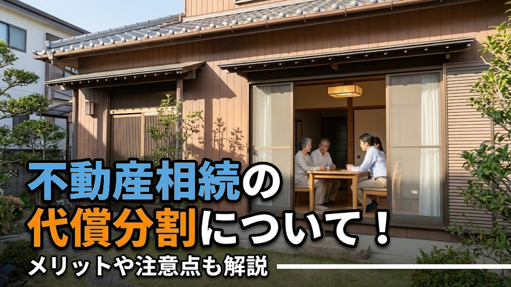 不動産相続の代償分割について!メリットや注意点も解説の画像