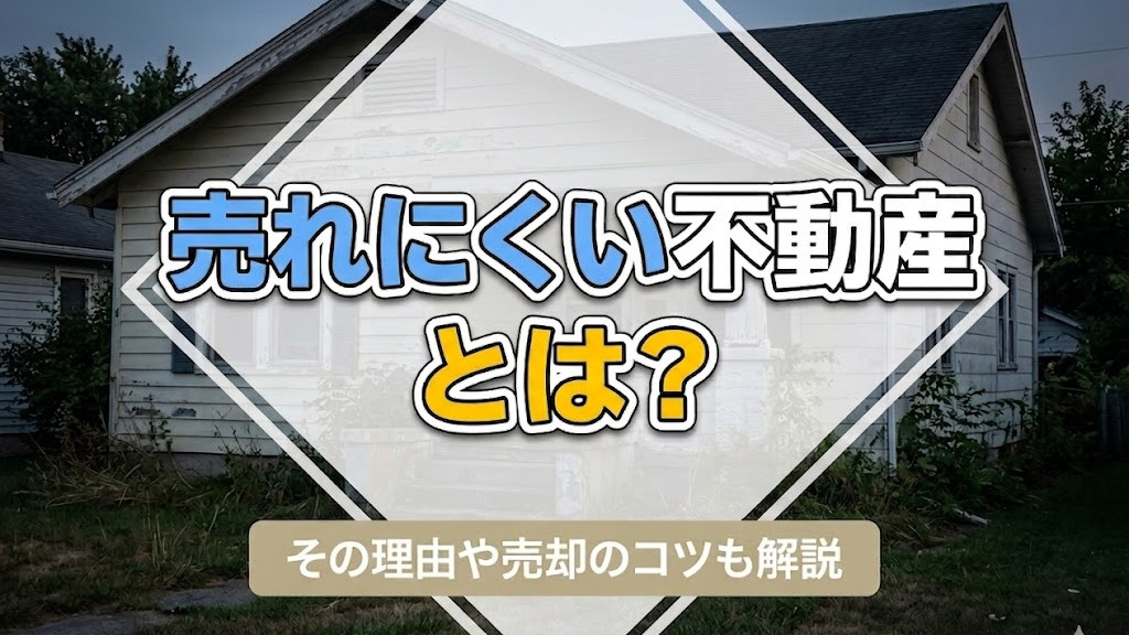 売れにくい不動産とは？その理由や売却のコツも解説の画像