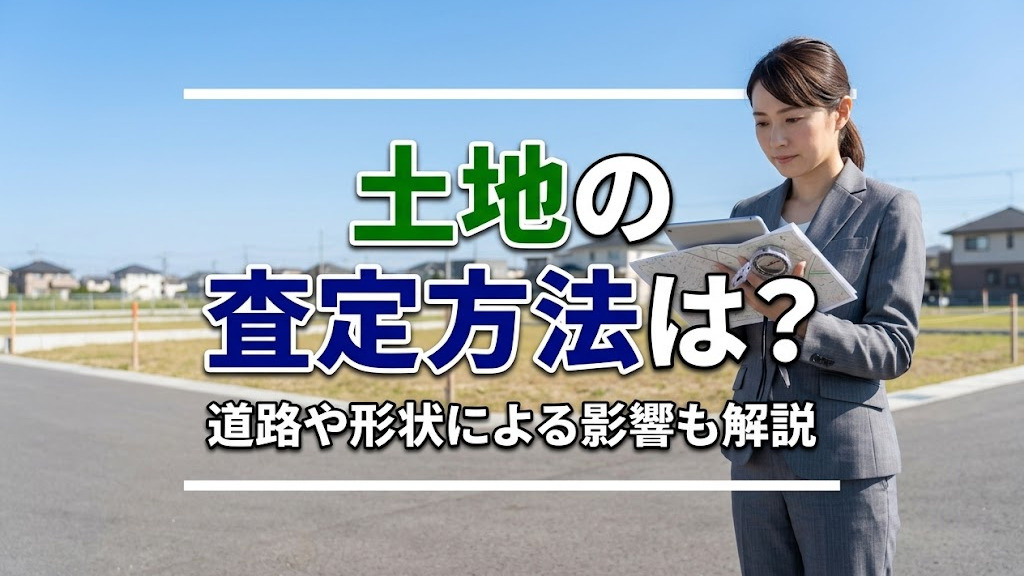 土地の査定方法は？道路や形状による影響も解説の画像