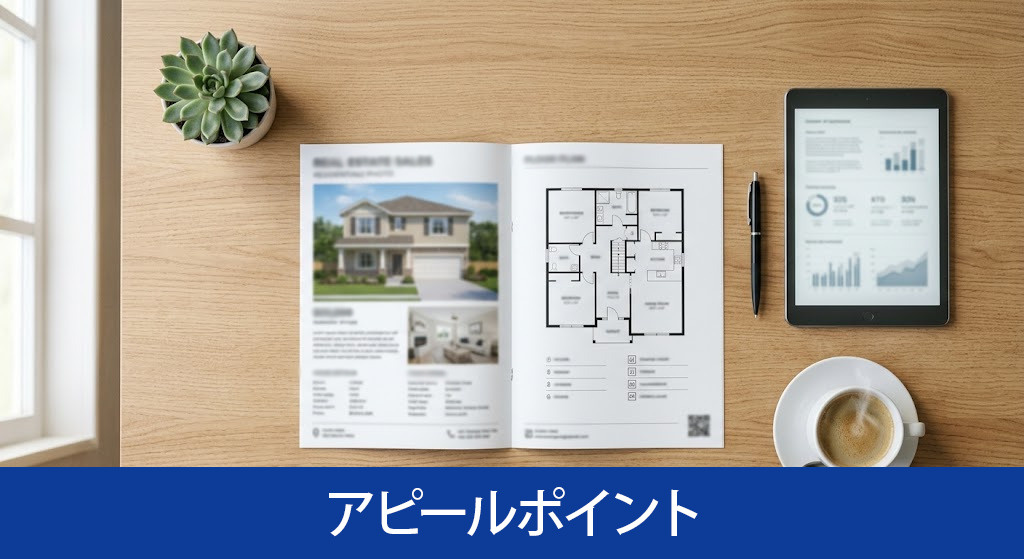 不動産売却でのチラシのアピールポイント