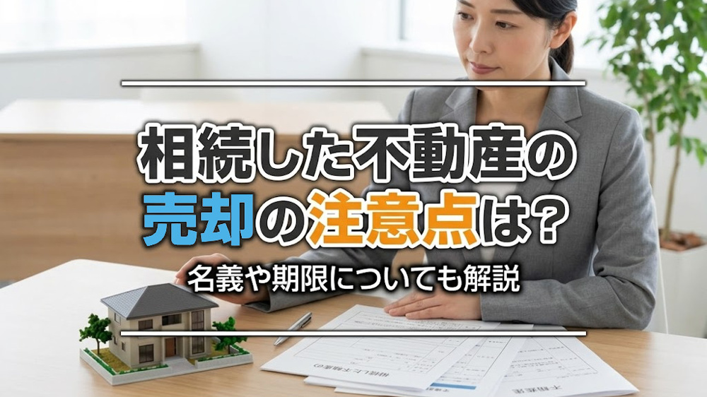 相続した不動産の売却の注意点は？名義や期限についても解説の画像