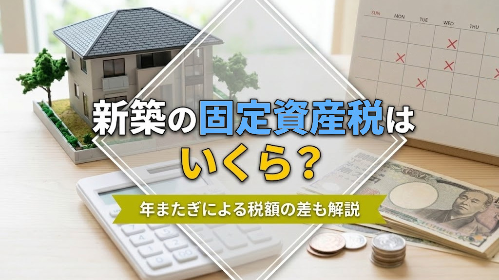【2026年最新版】新築の固定資産税はいくら？年またぎによる税額の差も解説 |福岡県版|建売ナビの画像
