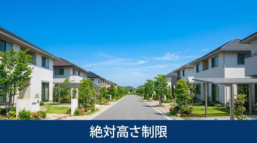 第一種低層住居専用地域の絶対高さ制限