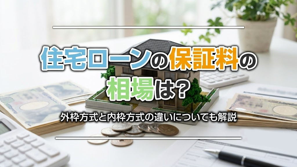住宅ローンの保証料の相場は？外枠方式と内枠方式の違いについても解説の画像