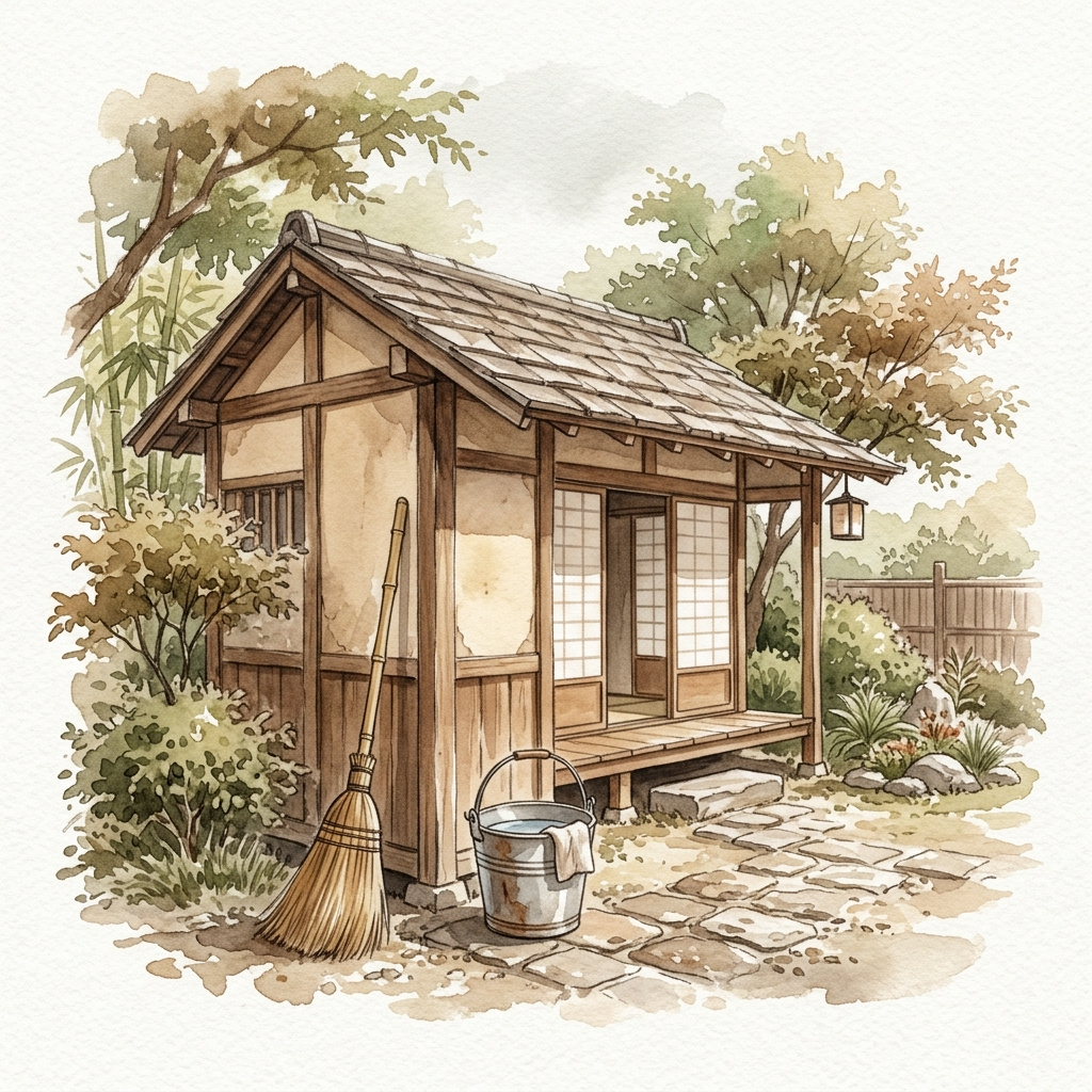 空き家の管理イメージイラスト
