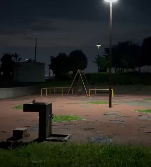 散歩は涼しい夜の画像