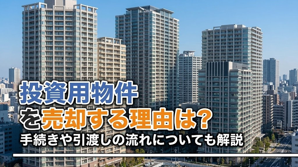 投資用物件を売却する理由は？手続きや引渡しの流れについても解説の画像