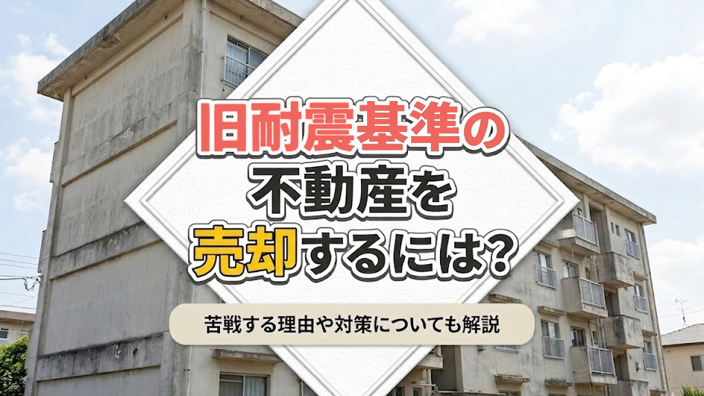 旧耐震基準の不動産を売却するには？苦戦する理由や対策についても解説