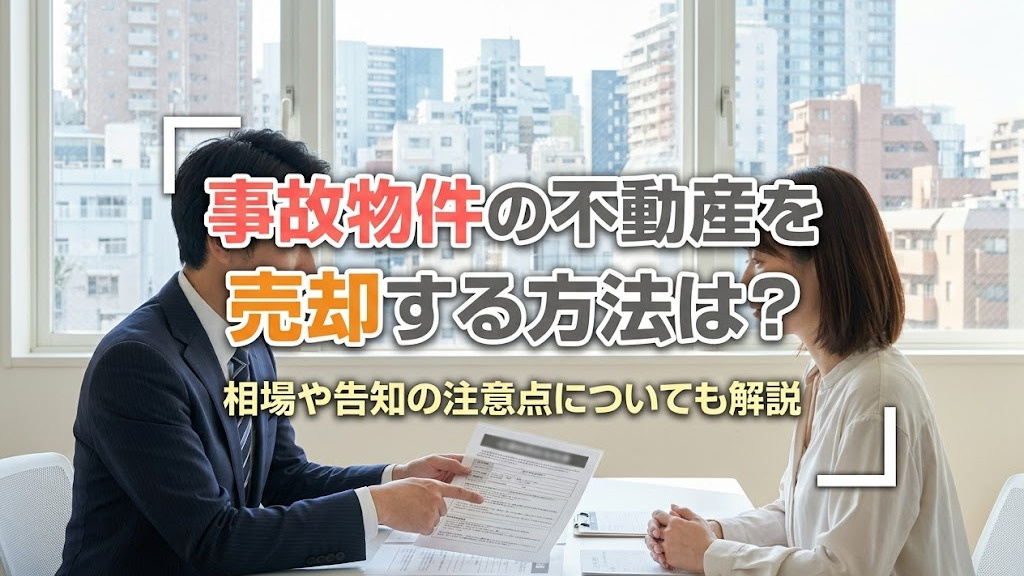 事故物件の不動産を売却する方法は？相場や告知の注意点についても解説