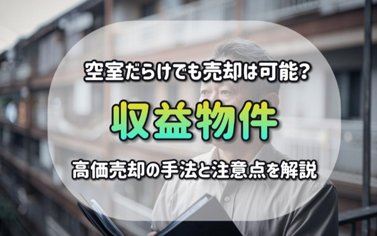 収益物件の空室だらけでも売却は可能？高価売却の手法と注意点を解説の画像