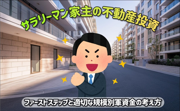 サラリーマン家主の不動産投資を始めるには？ファーストステップと適切な規模別軍資金の考え方の画像