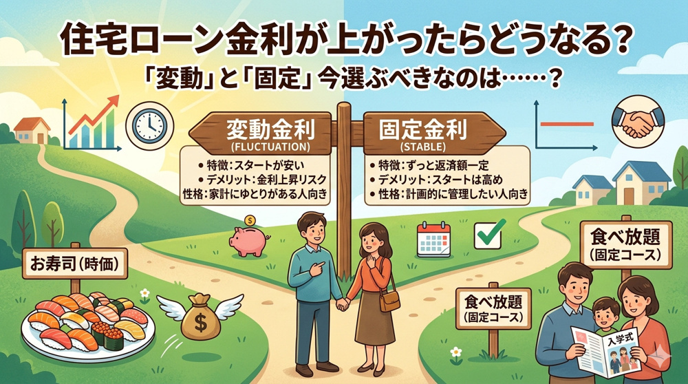 住宅ローン金利が上がったらどうなる？「変動」と「固定」今選ぶべきなのは……？の画像