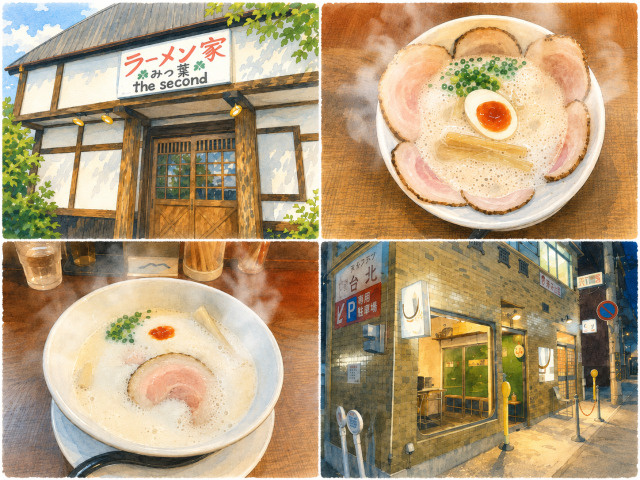 ラーメン激戦区の富雄エリア