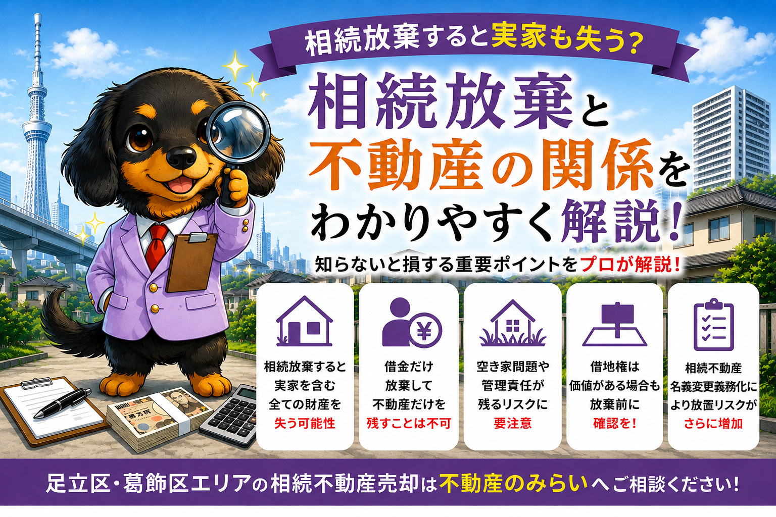 【相続放棄すると実家はどうなる？】不動産売却・借地権・空き家問題まで徹底解説の画像