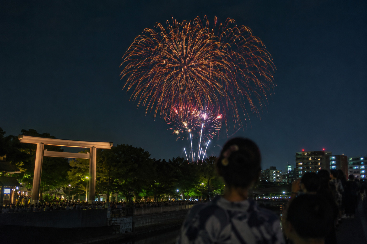 昨日、名古屋に夏の訪れを告げる「熱田まつり」の花火が打ち上がりました！熱田区・名古屋市内のお部屋探しは株式会社AIESTへ♪の画像