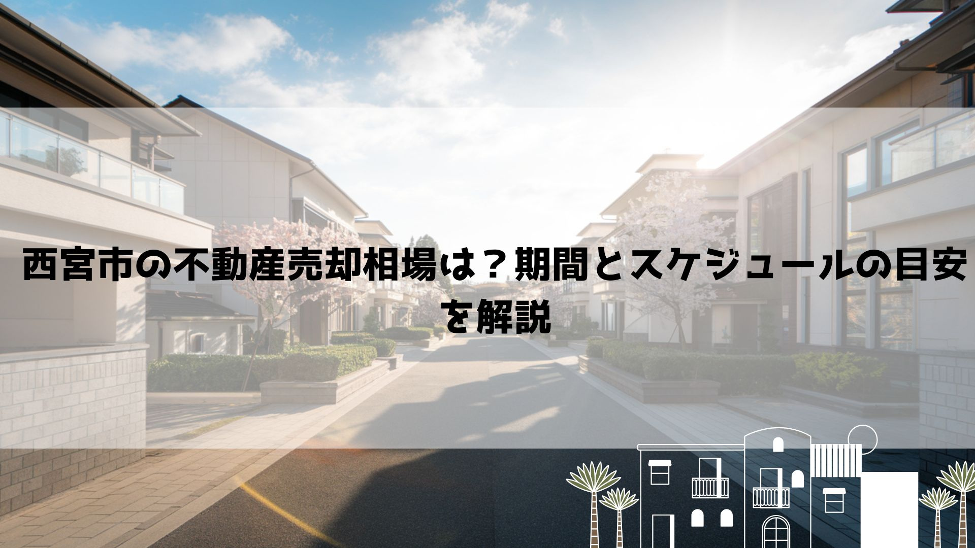 【2026年最新】西宮市の不動産売却相場は？期間とスケジュールの目安を解説の画像