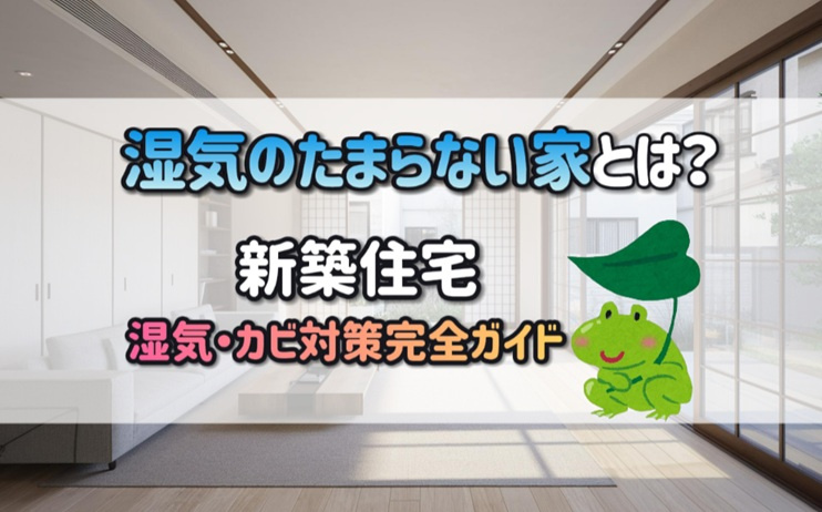 湿気のたまらない家とは？カビ・ハウスダスト対策に強い工法と建材を選ぶハウスメーカーのポイントの画像