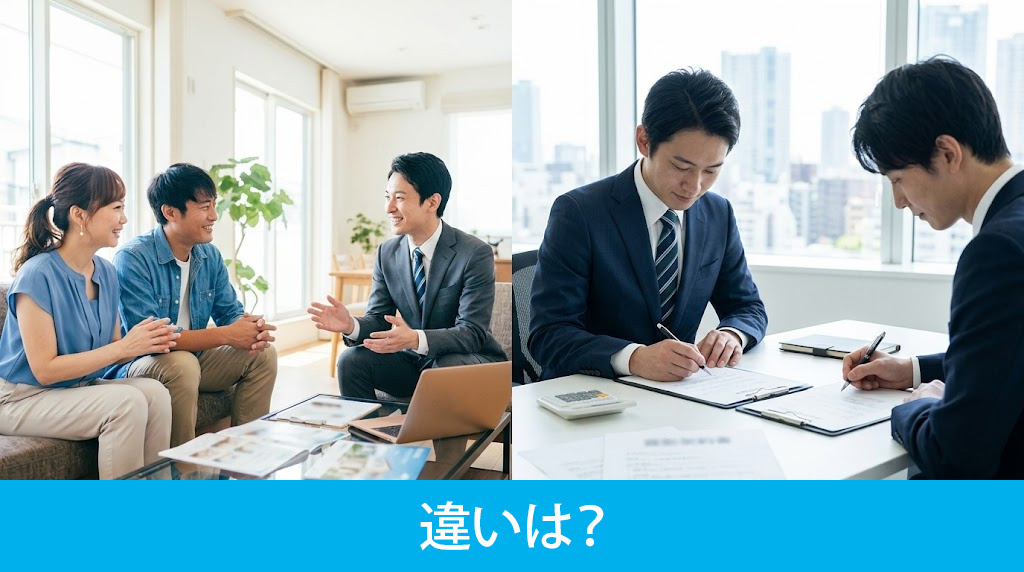 仲介と買取の違いは？
