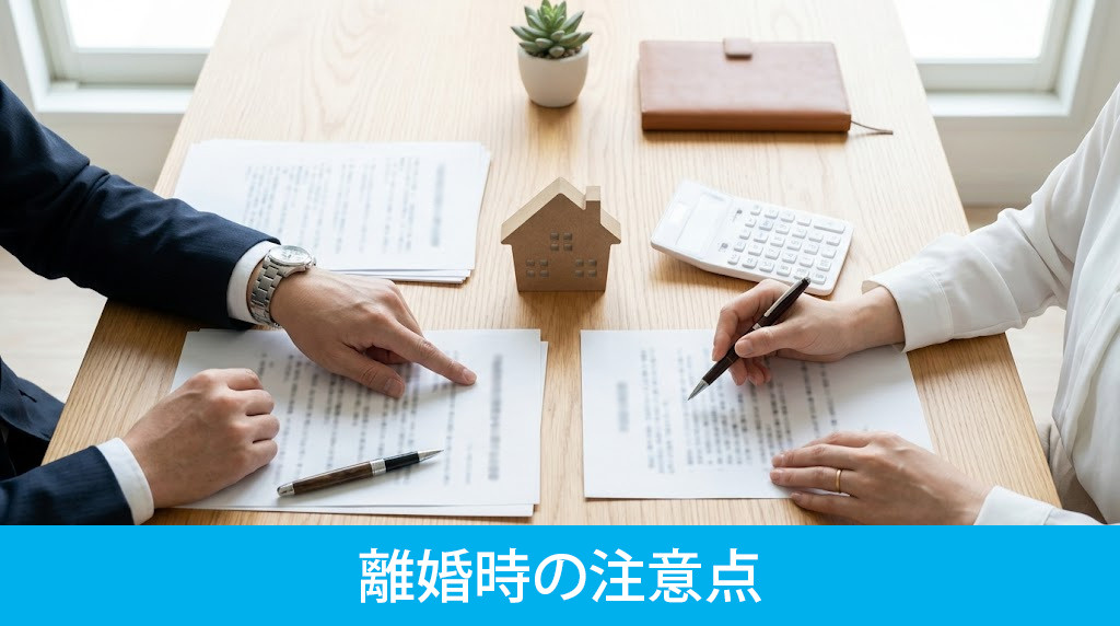 離婚時の不動産売却で押さえるべき注意点