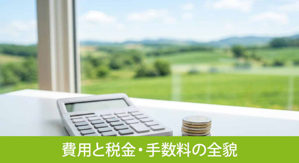 農地の売却にかかる費用と税金・手数料の全貌