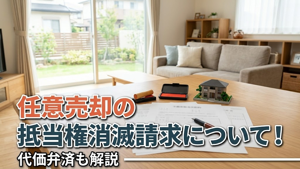 任意売却の抵当権消滅請求について！代価弁済も解説の画像