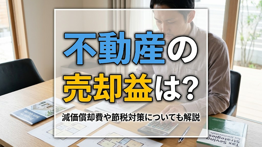 不動産の売却益は?減価償却費や節税対策についても解説の画像