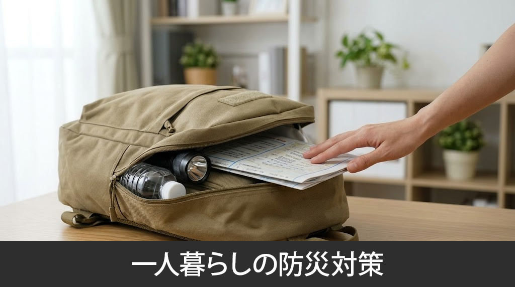 一人暮らしの防災対策