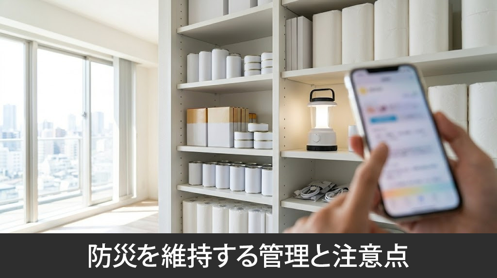 防災を維持する管理と注意点