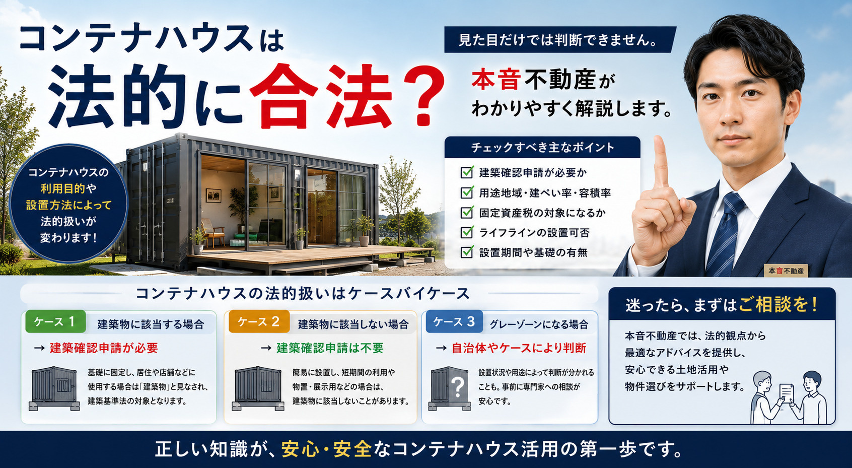 Vol.347  コンテナハウスって法的にOK？の画像