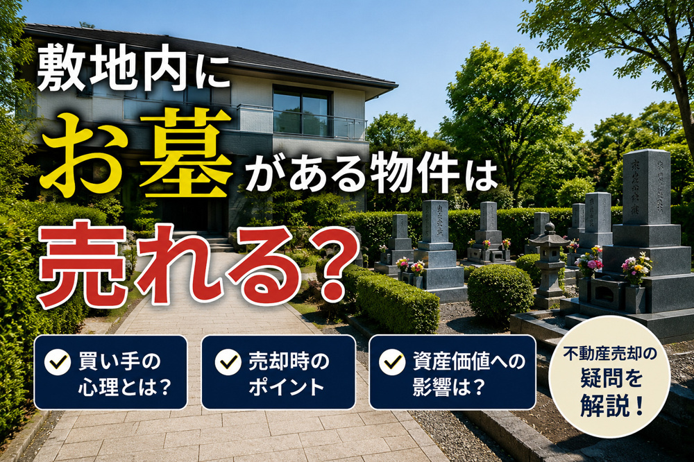 Vol.348  敷地内にお墓がある物件は売れる？？の画像