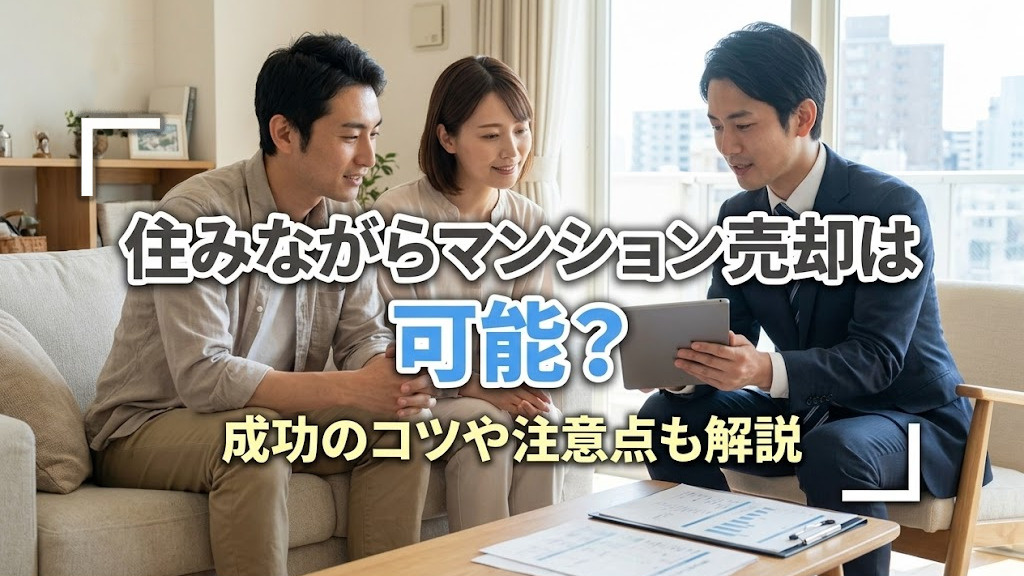 住みながらマンション売却は可能？成功のコツや注意点も解説の画像