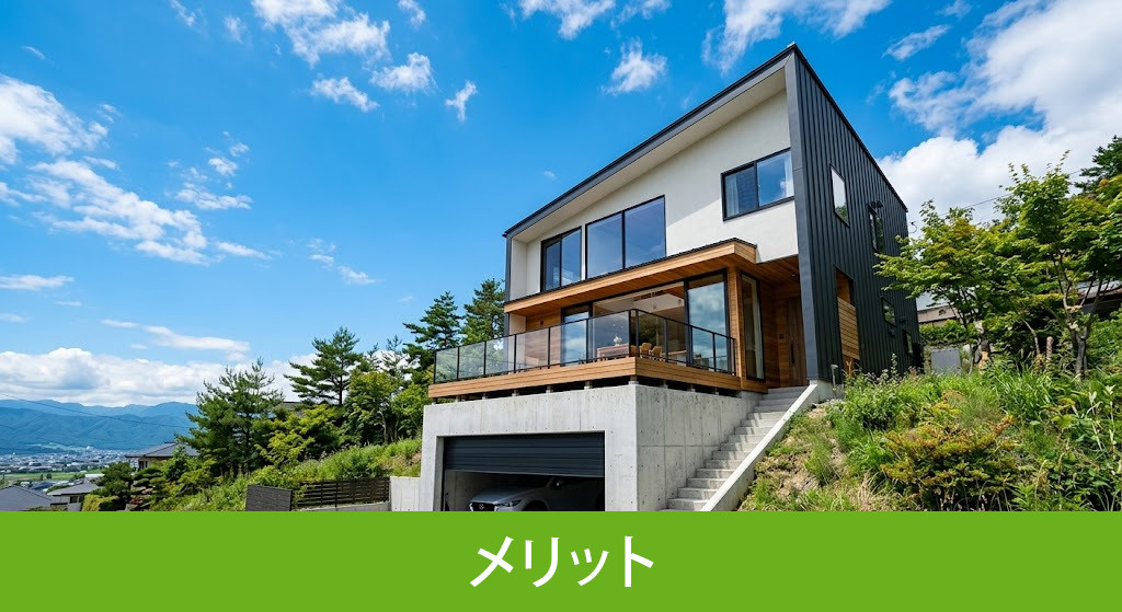 傾斜地を購入するメリット