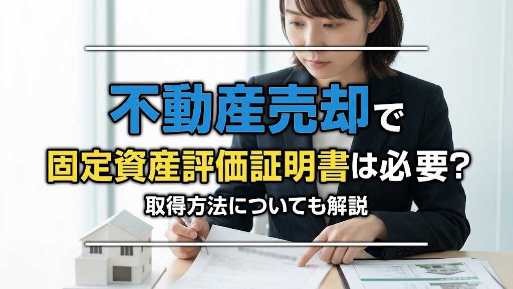 不動産売却で固定資産評価証明書は必要？取得方法についても解説の画像