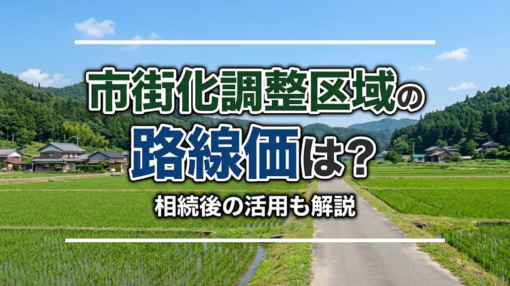 市街化調整区域の路線価は？相続後の活用も解説の画像