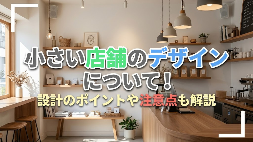 小さい店舗のデザインについて！設計のポイントや注意点も解説の画像