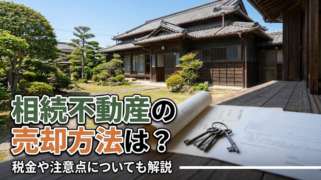 相続不動産の売却方法は？税金や注意点についても解説の画像