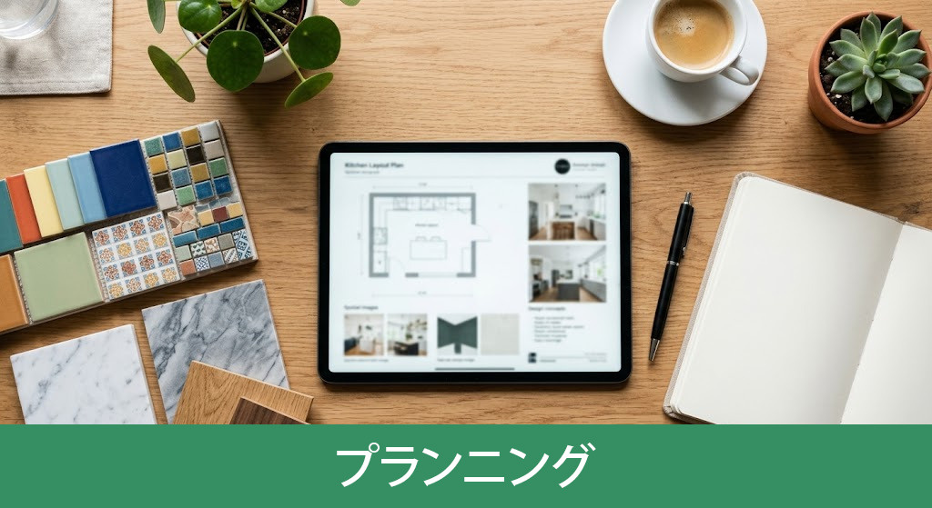 失敗しないキッチンリノベーションのプランニング